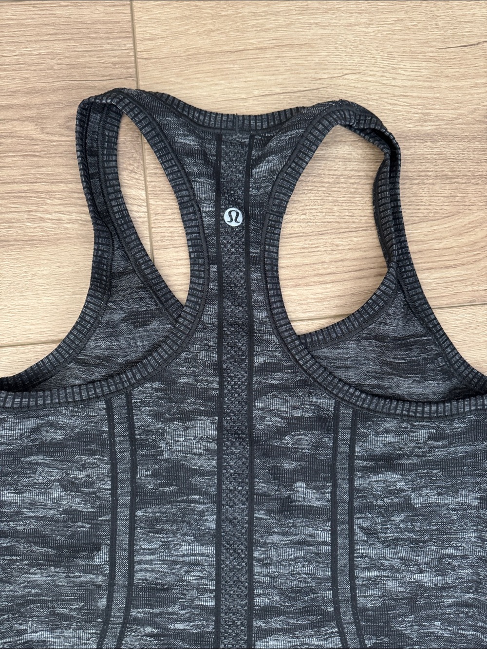 lululemon athletica Black Heather Racerback Tank - Picture 3 of 3
